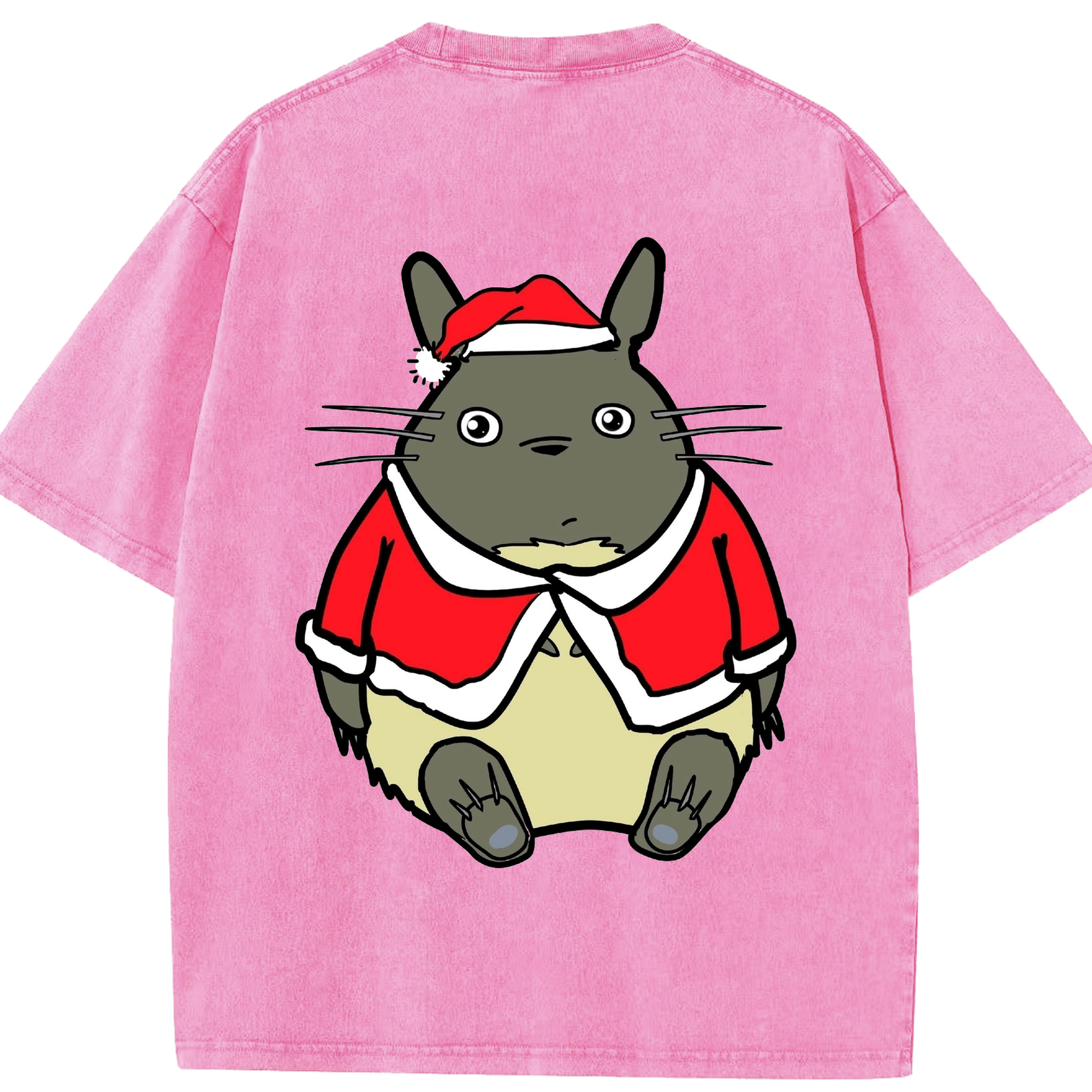（画像用） となりのトトロ 草壁メイ 草壁サツキ My Neighbor Totoro Satsuki Kusakabe Mei Kusakabe 綿100% ヴィンテージ風 半袖Tシャツ（背面プリント）